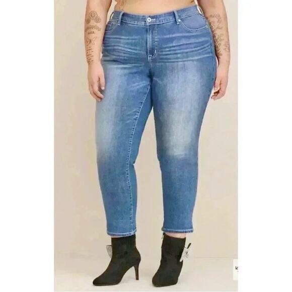 Torrid boyfriend straight vintage stretch jeans women’s plus size 24 - Picture 1 of 10